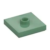 PLATE 2X2 W 1 KNOB