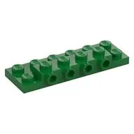 PLATE 2X6X2/3 W 4 HOR. KNOB