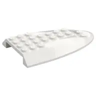 Roof tile 6x10 w. double bow