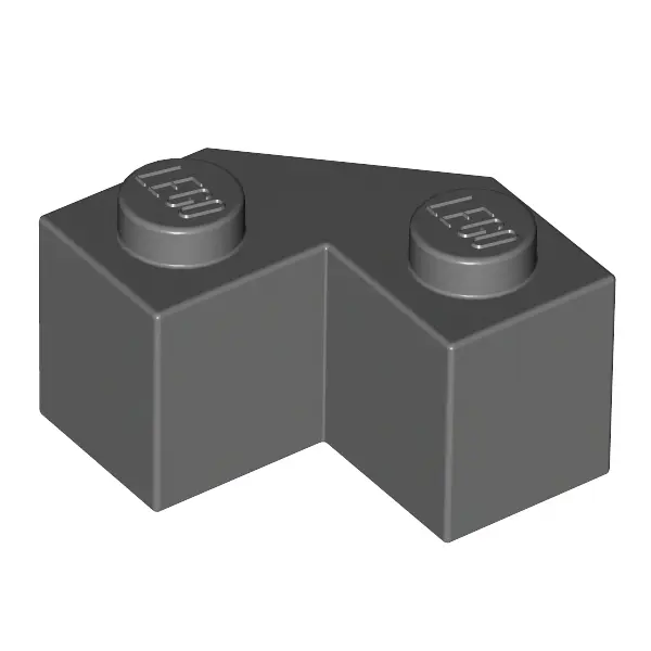 Brick 2x2 w. angle 45 degrees