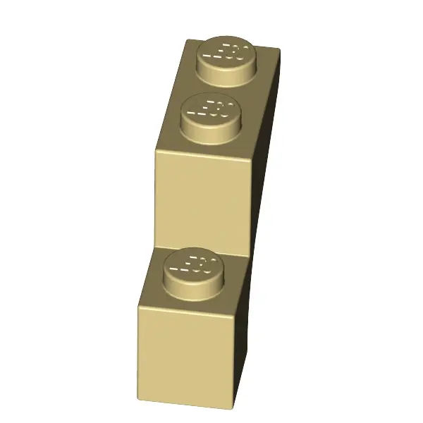 BRICK WITH BOW 1X3X2