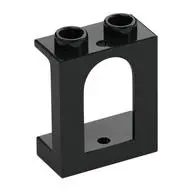 WALL 1X2X2 W. BOWED SLIT