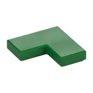FLAT TILE CORNER 1X2X2