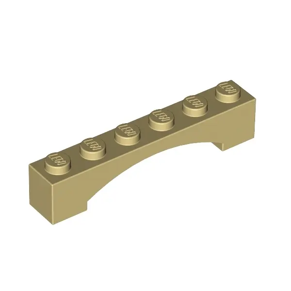 BRICK 1X6 W/INSIDE BOW