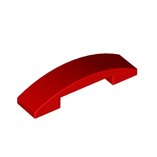 PLATE W. BOW 1X4X2/3