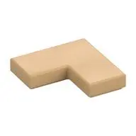 FLAT TILE CORNER 1X2X2