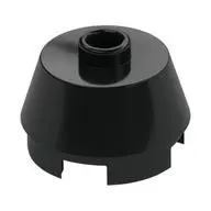2X2 ROUND,SLOPE BRICK W. KNOB