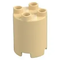 BRICK, ROUND 2X2X2