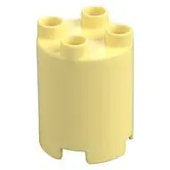 BRICK, ROUND 2X2X2