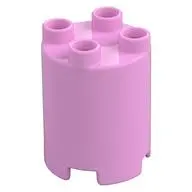 BRICK, ROUND 2X2X2