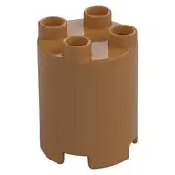 BRICK, ROUND 2X2X2