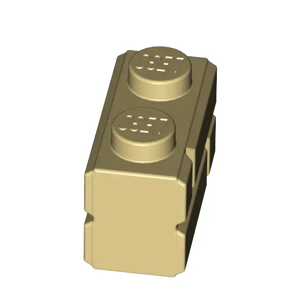PROFILE BRICK 1X2 SINGLE GRO.