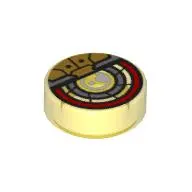 FLAT TILE 1X1, ROUND, NO. 218