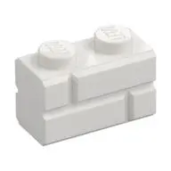 Profile brick 1x2 single gro.