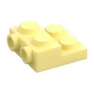 PLATE 2X2X2/3 W. 2. HOR. KNOB
