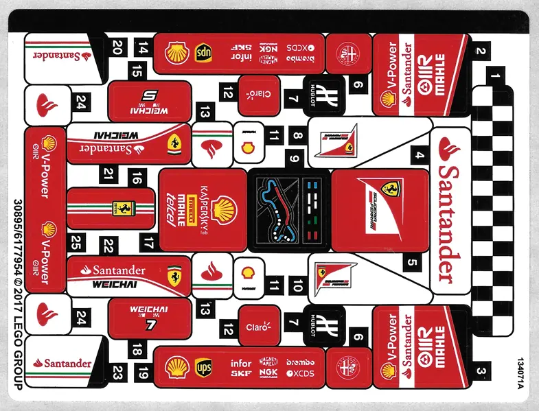Sticker Sheet for Set 75879 - (30895/6177954)