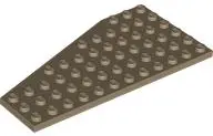Dark Tan Wedge, Plate 12 x 6 Right