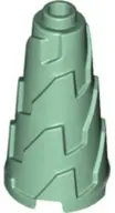 Sand Green Cone 2 x 2 x 3 Jagged - Step Drill