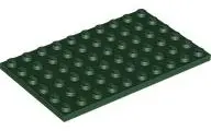 Dark Green Plate 6 x 10