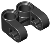 Black Technic, Axle and Pin Connector Perpendicular Double Split