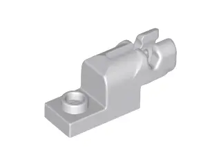 Light Bluish Gray Projectile Launcher, 1 x 2 Mini Blaster / Shooter