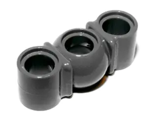 Dark Bluish Gray Technic, Liftarm, Modified Ball Joint Middle 1 x 3