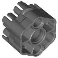 Dark Bluish Gray Projectile Launcher Part, Rapid Shooter Six Barrel - Angled Barrels