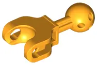 Bright Light Orange Hero Factory Arm / Leg with Ball Joint on Axle and Ball Socket, Short