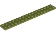 Olive Green Plate 2 x 16