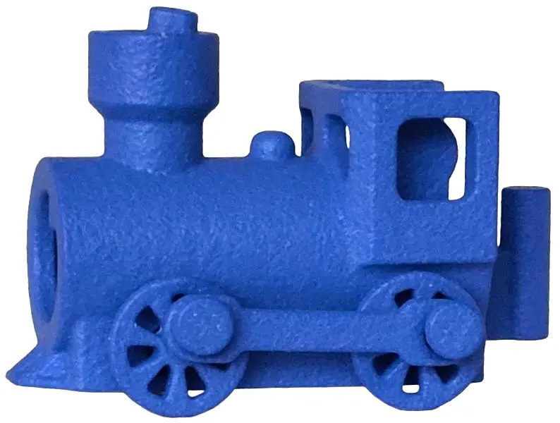 Blue Minifigure, Utensil Locomotive (3D Printed)