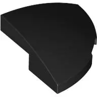 Black Slope, Curved 2 x 2 x 2/3 Corner Round