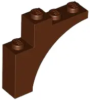Brown Arch 1 x 4 x 3