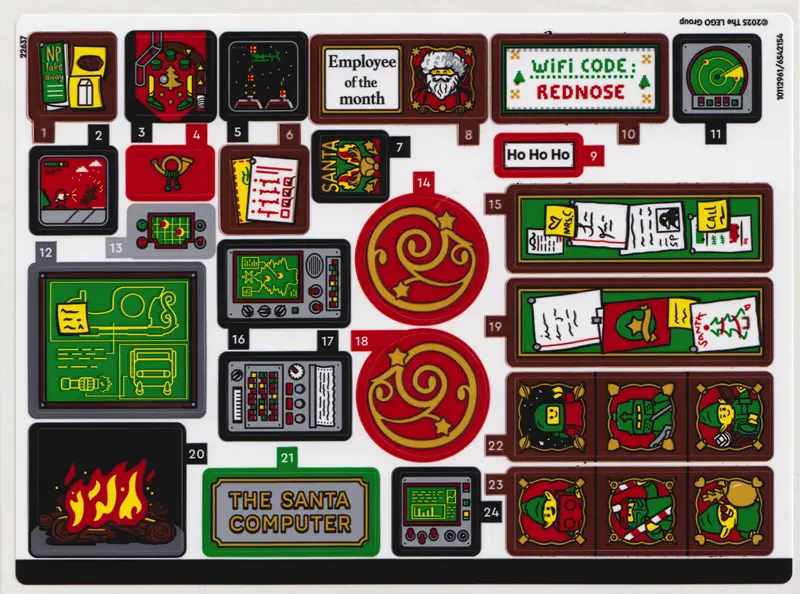 Sticker Sheet for Set 41843 - (10112961/6542154)