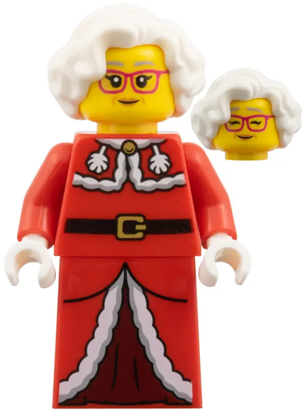 Claus - Red Jacket, Dark Red Printed Skirt
