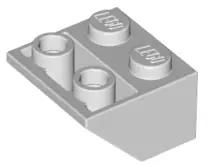 Light Bluish Gray Slope, Inverted 45 2 x 2 with Flat Bottom Pin