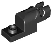 Black Projectile Launcher, 1 x 2 Mini Blaster / Shooter
