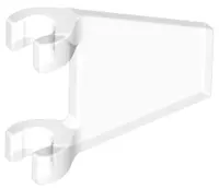 Trans-Clear Flag 2 x 2 Trapezoid