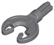 Dark Bluish Gray Technic, Axle  1L with Rotation Clip