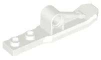 White Helicopter Landing Ski 1 x 6 with Pin Hole {15625}