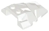 White Wedge 4 x 4 Fractured Polygon Top
