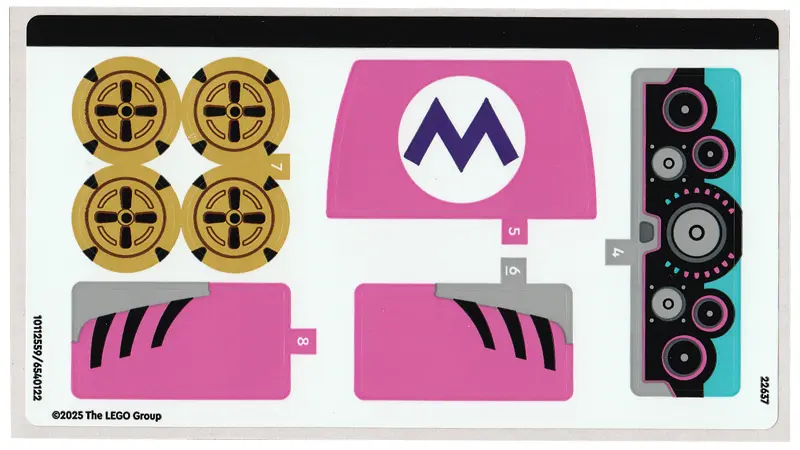 Sticker Sheet for Set 72038, Sheet 1 - (10112559/6540122)
