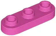 Pink Plate, Round 1 x 3 with Open Studs