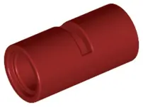Dark Red Technic, Pin Connector Round 2L with Slot (Pin Joiner Round)