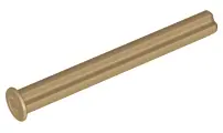 Dark Tan Technic, Axle  5L with Stop