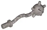 Flat Silver Minifigure, Weapon Spiked Flail / Mace