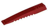 Dark Red Wedge 16 x 4 Triple Curved with Reinforcements