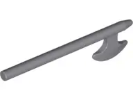 Dark Bluish Gray Minifigure, Weapon Axe, Halberd