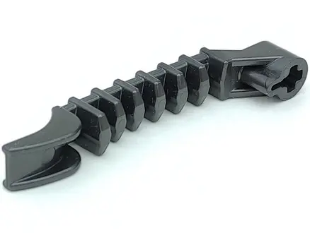 Pearl Dark Gray Projectile Launcher Part, Hero Factory Zamor Sphere Launcher - Bottom Half with Axle
