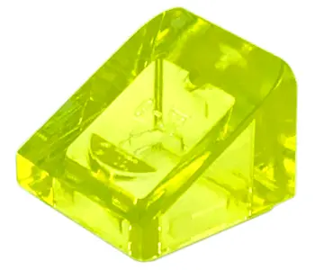 Trans-Neon Green Slope 30 1 x 1 x 2/3