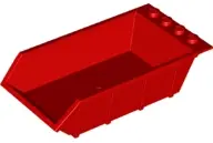 Red Vehicle, Tipper Bed 4 x 6, Solid Studs